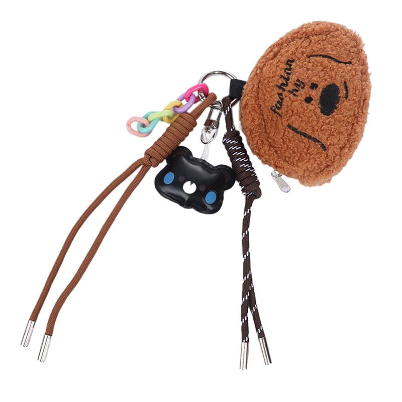 Брелоки ручной работы Сделай сам Подвески для сумок Улыбающиеся лица Плетеные веревки Милые аксессуары Плетеные веревки Украшения