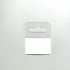 100PCS PET Plastic Adhesive Hang Tabs Self-Adhesive Store Retail Hang Tabs  Merchandise Package