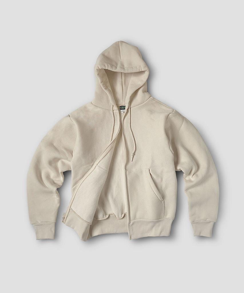 Худи на молнии с перекрестной вязкой Camber Sportswear, Натуральный (Тип)