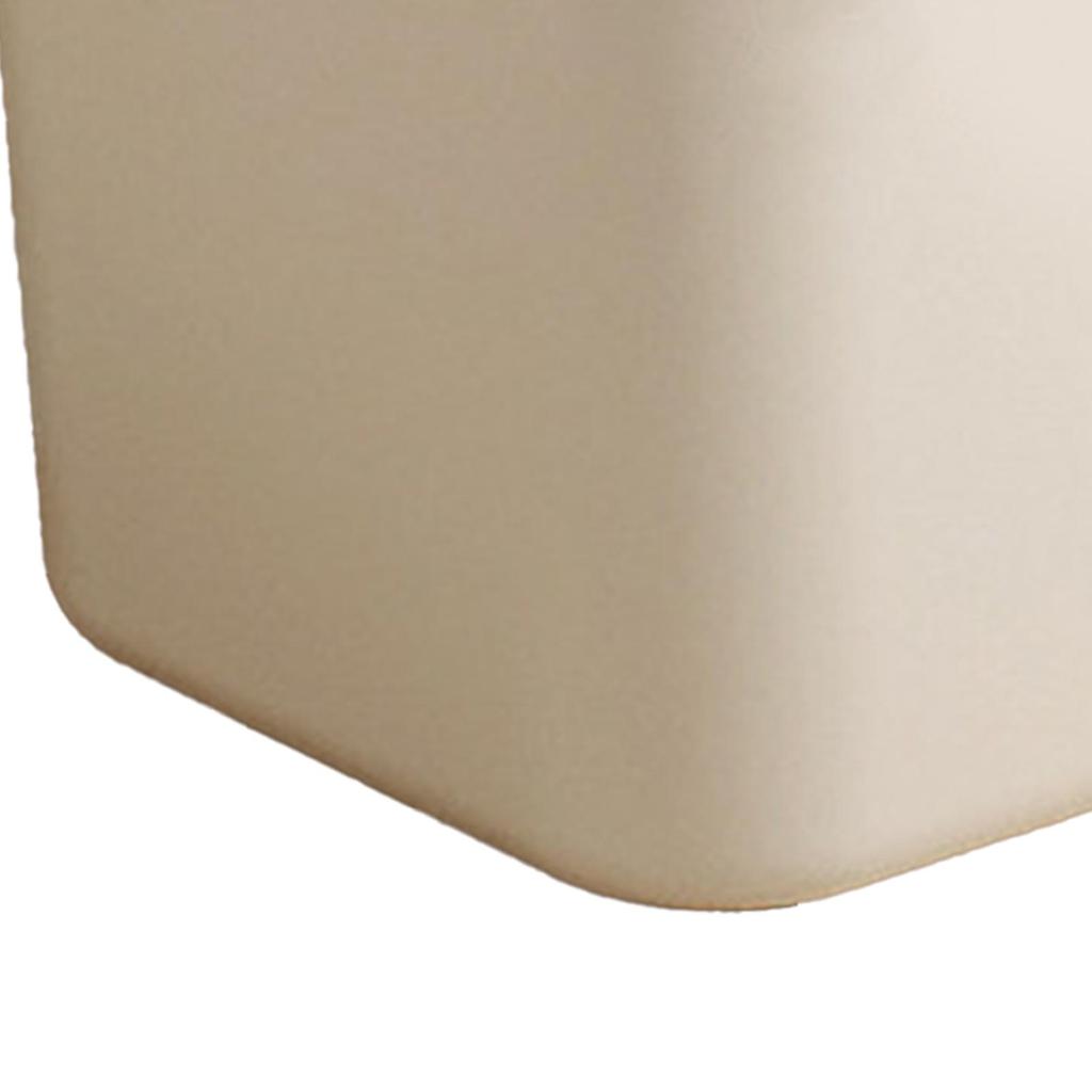 Пластиковый ящик для хранения большой вместимости в кремовом стиле с крышкой, органайзер для игрушек, одежды, закусок