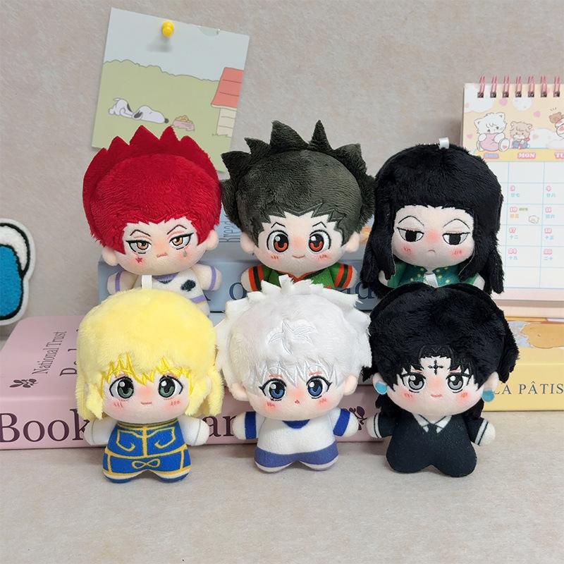 10 см Плюшевая кукла-подвеска HUNTER×HUNTER Хисока Иллуми Золдик Кролло Люцифер Мягкая игрушка для фанатов аниме