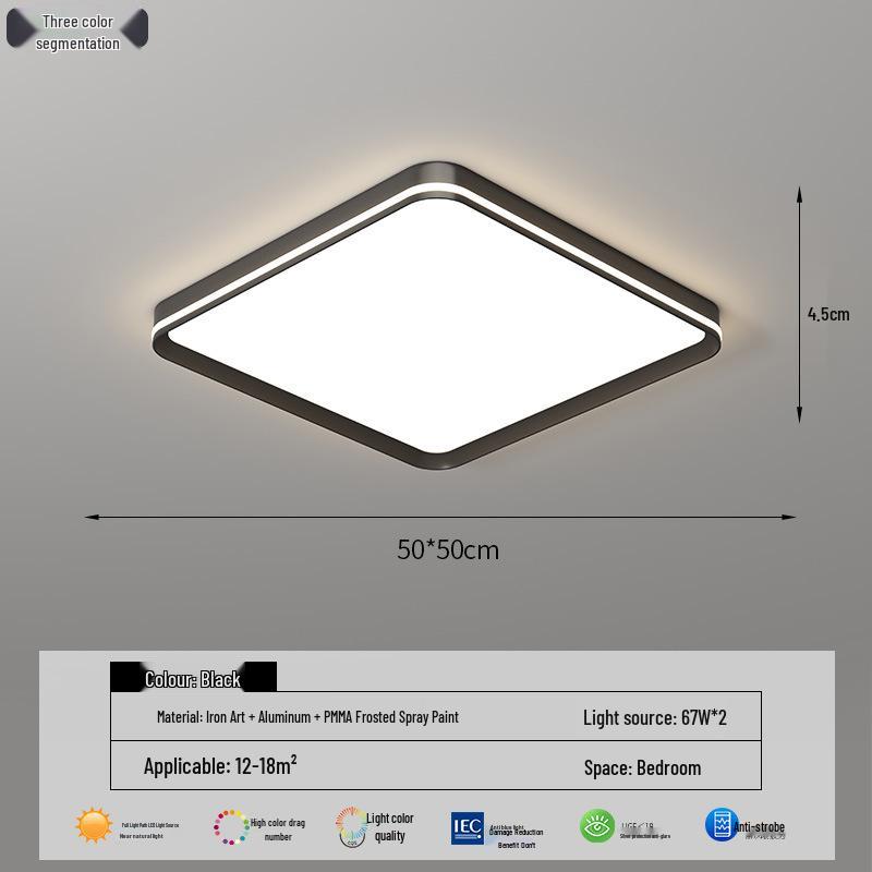 Большой современный минималистичный светодиодный потолочный светильник для гостиной, спальни или столовой