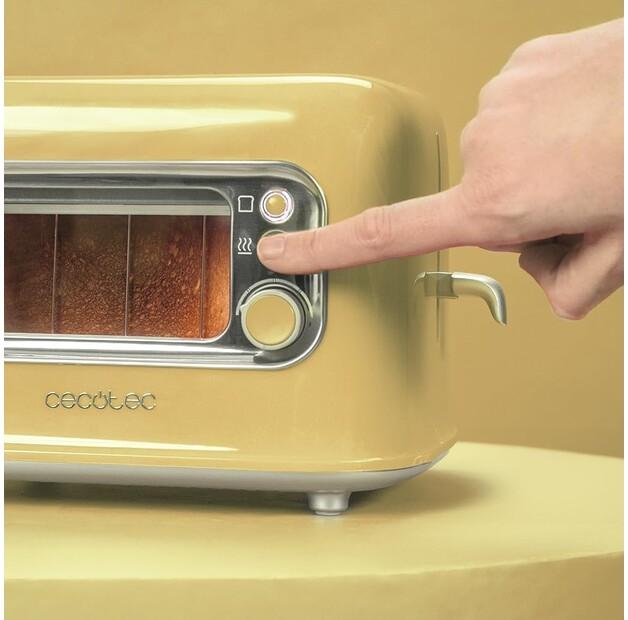 Toaster Cecotec 08041 RetroVision Yellow