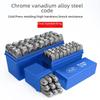 Steel Font Stamp Set: 3-12mm, Numbers, Symbols, English Letters
