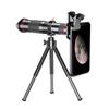 48x Super Telepo Zoom Mobile Phone Lens Powerful Monocular Metal Telescope Mobile Hd Telepo Lens With Tripod For Camping