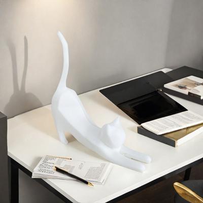 1/2/3 шт. Реалистичная скульптура кошки, напечатанная на 3D-принтере, ручной работы, имитация кошки, украшение