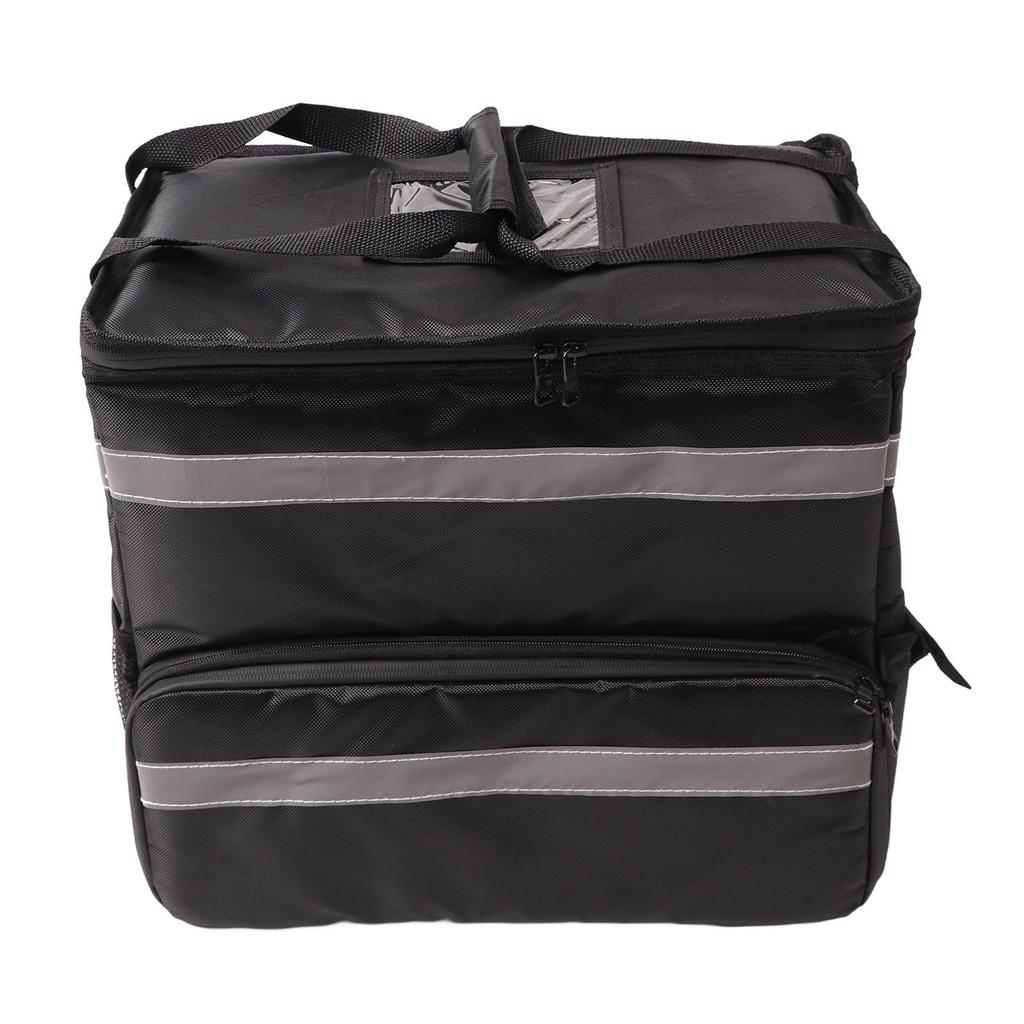 50L Insulated Pizza Delivery Backpack Take Out Food Delivery Thermal Backpack with Expandable Layer