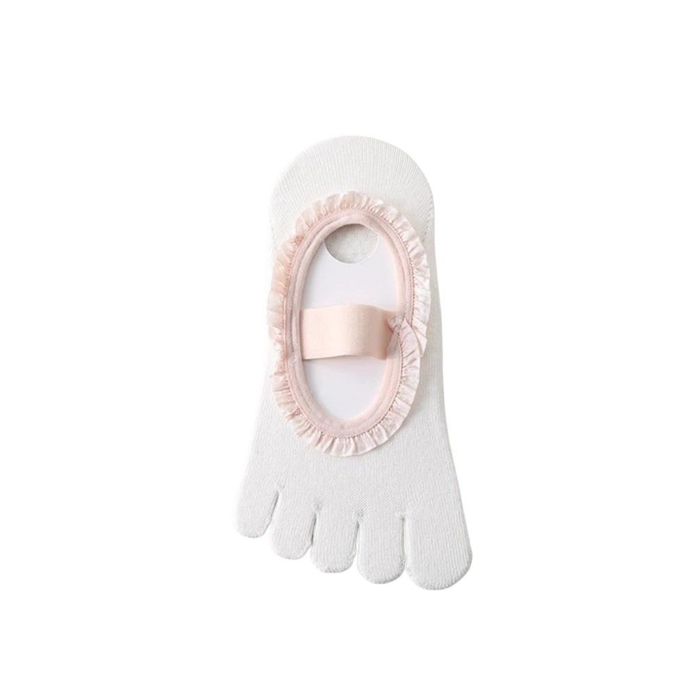 Soft Five Toes Pilates Sock Elastic Boat Socks Breathable Low-Ankle Socks Exercise