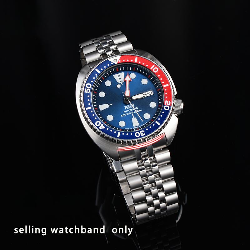 904 Прочный ремешок для часов из нержавеющей стали для серии Seiko Abalone Turtles Prospex SRPA21 SRP777 SRPC25 SRP773 SRP775 SRP779 Ремешок 22 мм