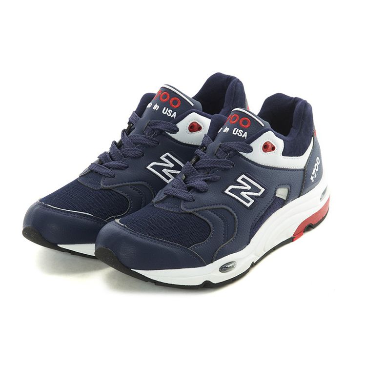 New Balance Nb 1700 Кожаная ткань с цветными блоками Низкие кроссовки для марафона Унисекс кроссовки Насыщенно-синий M1700CME