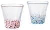 FS-75507 Стакан Tsugaru Vidro, пара стаканов, 8,2 жидких унций (260 мл), Little Color, Зимний цвет, Подарочная коробка, Сделано в Японии