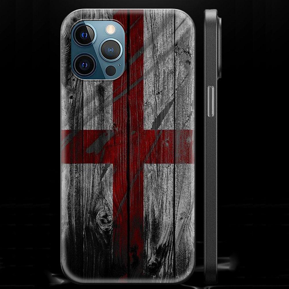 Knights Templar Luxury Phone Case For iPhone 13 14 12 11 Pro MAX XR X SE XS 7 8 Plus Soft Silicone Black Matte Cover Fundas