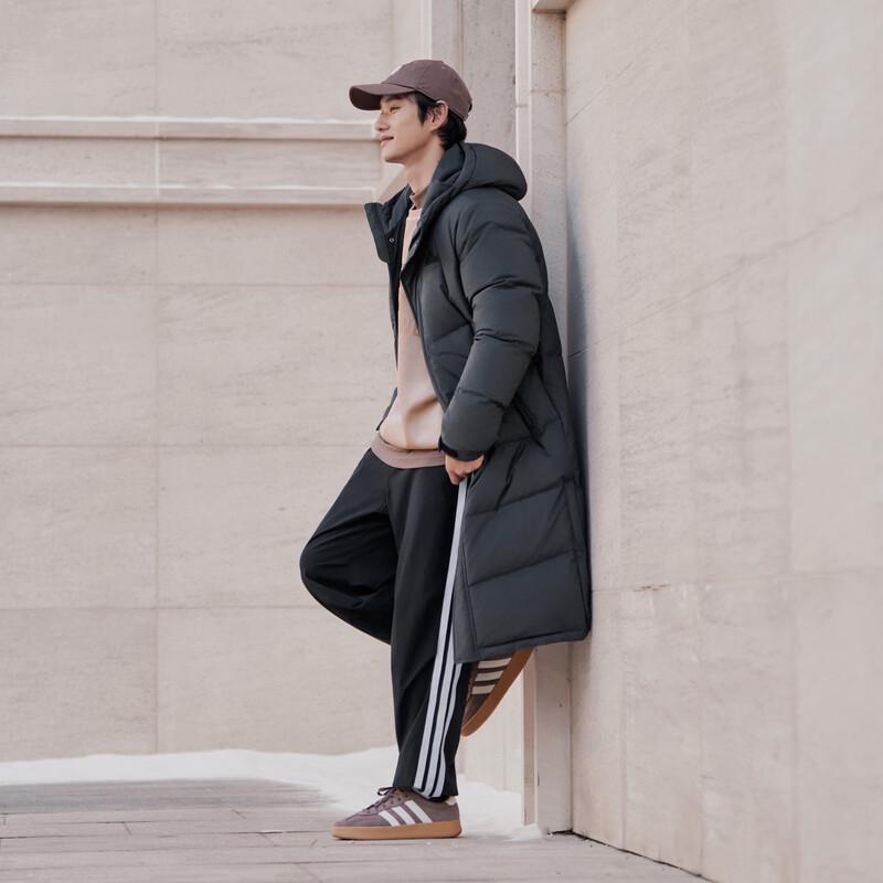 Adidas Unisex 600-Fill Water-Repellent Long Down Jacket