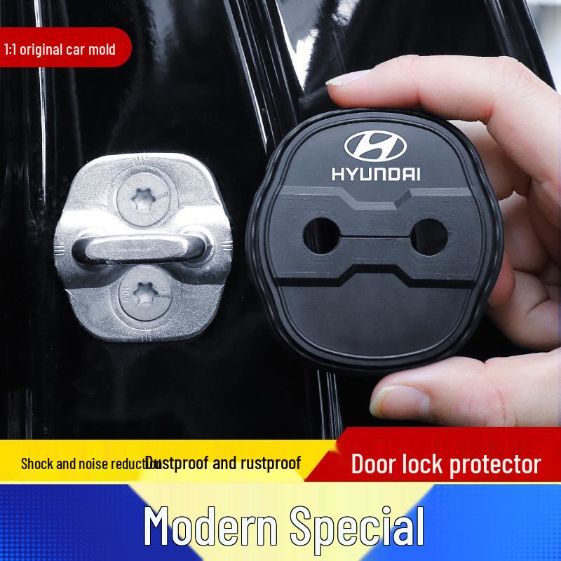 Силиконовая накладка на замок двери для Hyundai Elantra, Sonata, ix35, Mingtu, Tusheng, Dayue