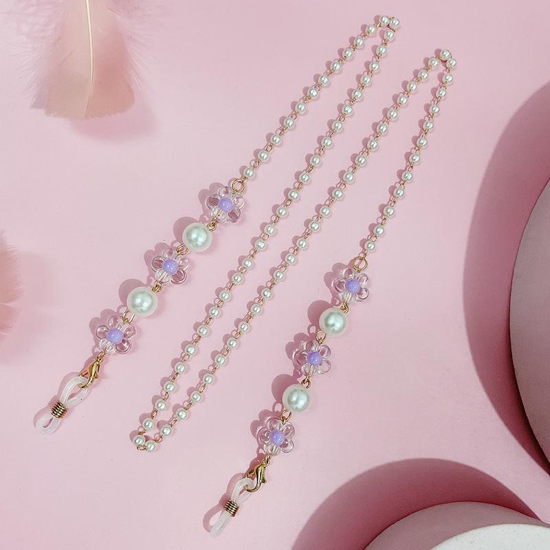 Bohemian Crystal Beaded Glasses Chains Lanyard Face Mask Chain Holder Eyeglass Rope Sunglasses Cord Neck Strap Gift for Women