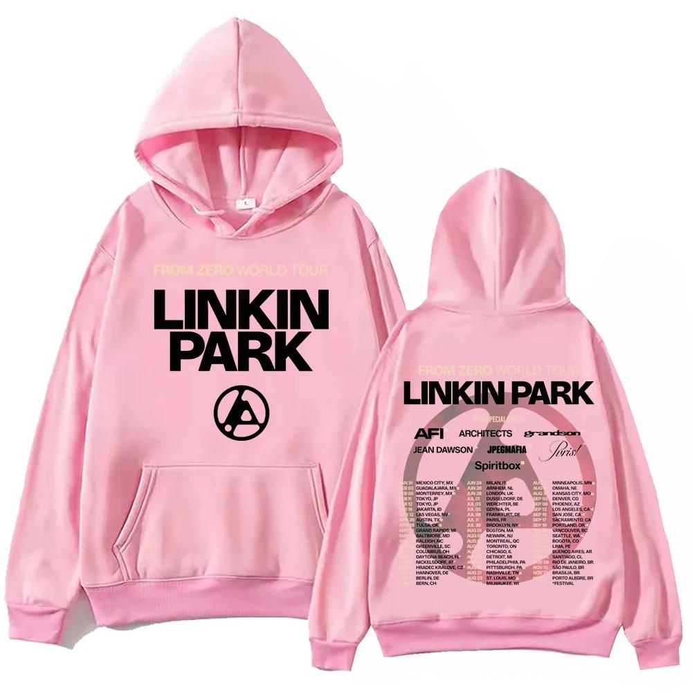 Худи Linkin Park From Zero World Tour 2025 Харадзюку Хип-хоп Пуловер Топы Толстовка Подарок Y2k Короткий рукав Классический