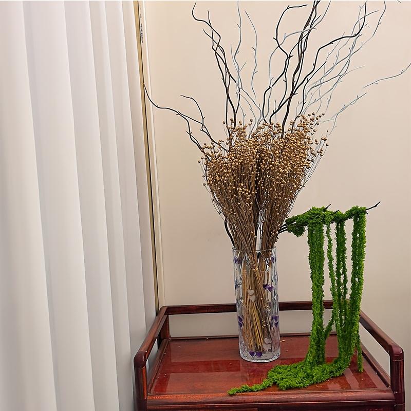 1PC Wool Wedding Decor Accessories Artificial Plants Soft Decoration Solid Party Simulated Long Spike Flower Wedding