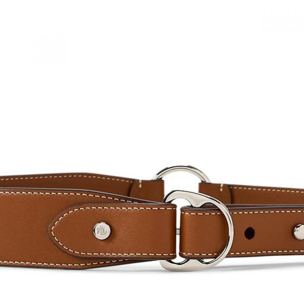 Кожаный ремень Ralph Lauren с D-образным кольцом Walrblt0f320287200