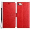 For iPhone 6/6s/7/8/SE (2020)/SE (2022) Case Flower PU Leather Magnetic Wallet Flip Phone Cover