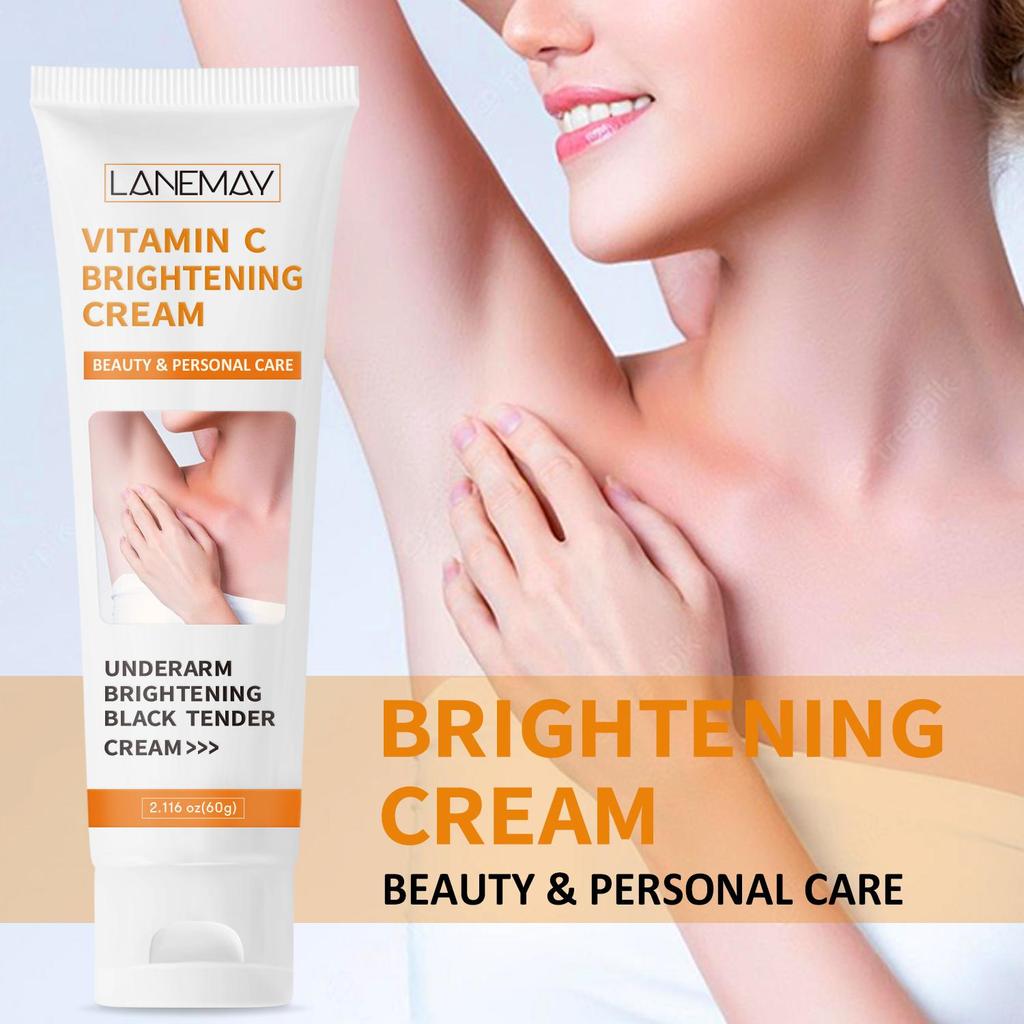 Крем для осветления кожи подмышек с витамином С, питает кожу, улучшает текстуру кожи и сужает поры. Только для женщин, 60 г