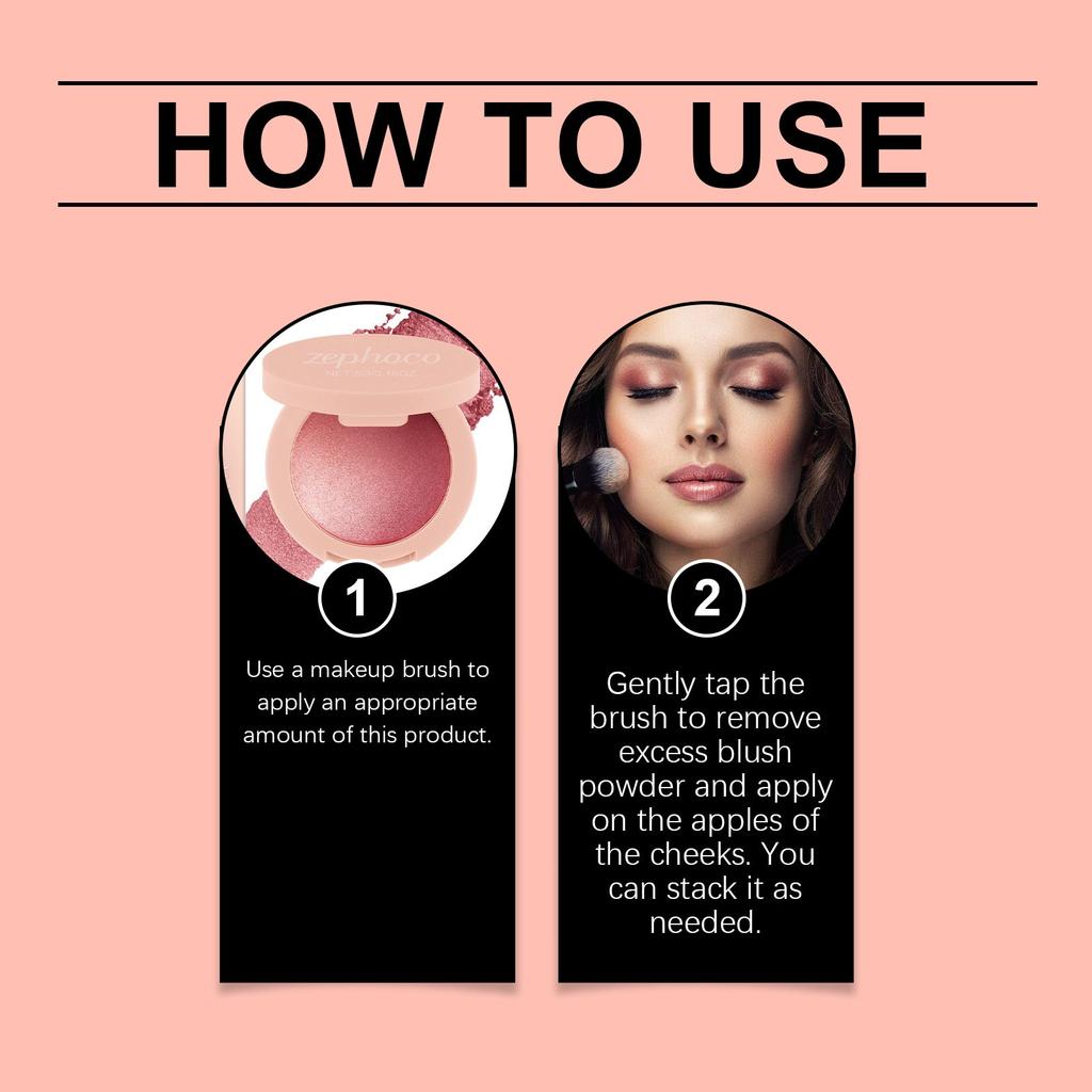 Нежные пудровые румяна, румяна-хайлайтер, легкие, розовые и деликатные румяна, стойкие, не размазываются