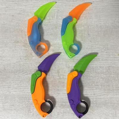 Гравитационный нож-морковь без лезвия, складной, декомпрессионный, игрушка
