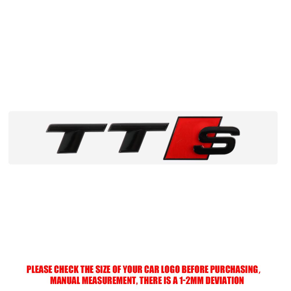 3D ABS Emblem Car Body Rear Trunk Sticker Badge Decoration Center Cover For Audi TT A4 B8 A3 8P A6 C7 8V B9 B7 B6 C6 A5 S6 RS8 S
