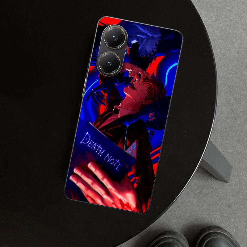 Чехол-обложка N-Note D-Death Yagami Light для Xiaomi Poco X6 X5 X7 Pro F7 Ultra Redmi 15C 15 13C 13 12C 12 10C 10 10A 9C 9A 9