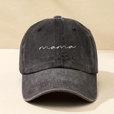 Модная бейсболка с принтом "Мама" для мужчин и женщин, подходит для уличной повседневной носки, подходит для любого сезона