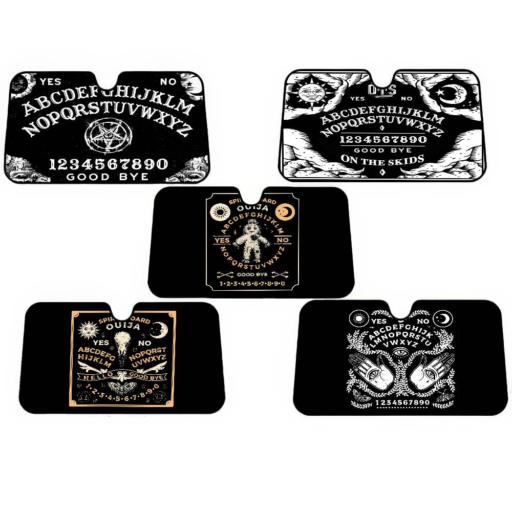 Ouija Satanic Car Sun Shade Windshield Shocked Car Front Window Sunshades Cover Keep Vehicle Cool UVWindshield Sunshades 1