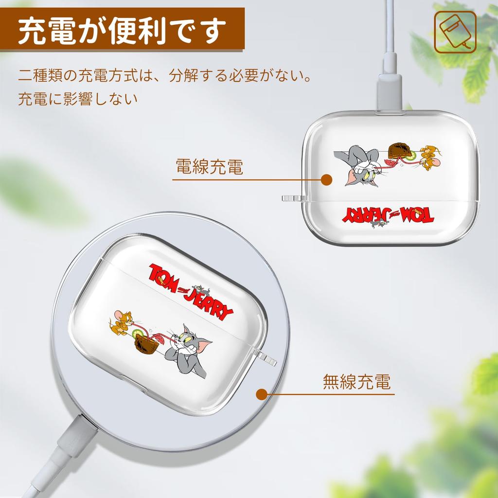 AirPods Pro2 Case AirPods Pro 2nd Generation Case Transparent Character TPU Cover Cute Stylish AirPods Pro 2 Case Apple Earphones Protective Case