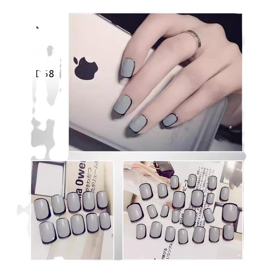 Youduo Wearable Detachable False Nail Set - Ready-to-Wear Nail Art for Any Occasion.