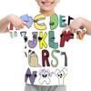 Kids Summer Casual Alphabet Lore Kindergarten Students 3D Print T-shirts Boys Girls Funny Lovely Print T-shirts Children Tops