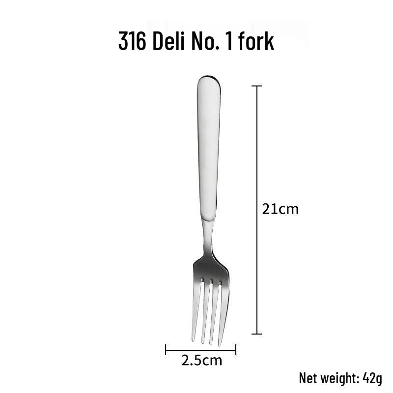 Набор столовых приборов из нержавеющей стали 316: Суповая ложка, Фруктовая вилка, Половник, Скребок для западной кухни