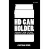 Captain Stag HD Insulated Can Holder for 350ml Cans, Black, UE-3491