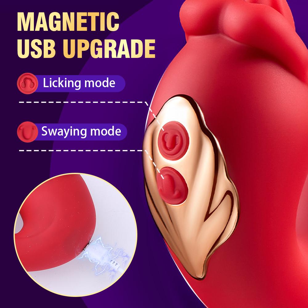 Vibrator Adult Sex Toys for Women 3 In 1 Tongue Thrusting Vibrators Dildo Sex Toys Adult Sex Toys Games for Couples