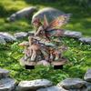 2D Flat Fairy Scene Garden Stake Sign Acrylic Easy Install Lawn Fence Party Decoration Flower