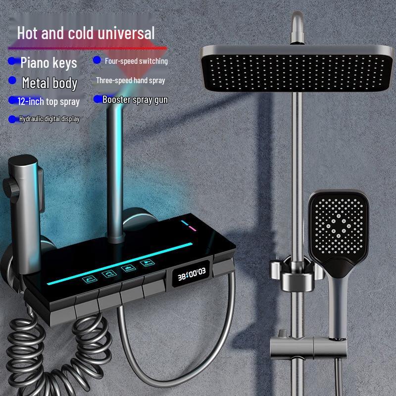 TLXT Термостатическая душевая система с цифровым дисплеем