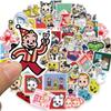 60 Japanese Trendy Brand Graffiti Stickers Decorative Notebook Guitar Notes Suitcase DIY Waterproof