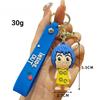 Cartoon Keychain Pendant, Wooden Stick Figure, Key Chain, Blind Box, Tide Play Pendant.