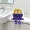 Забавный держатель для губок с дренажем Креативный органайзер для раковины на кухню 3D-печатная улыбающаяся подставка для губок Аксессуар для кухонной раковины