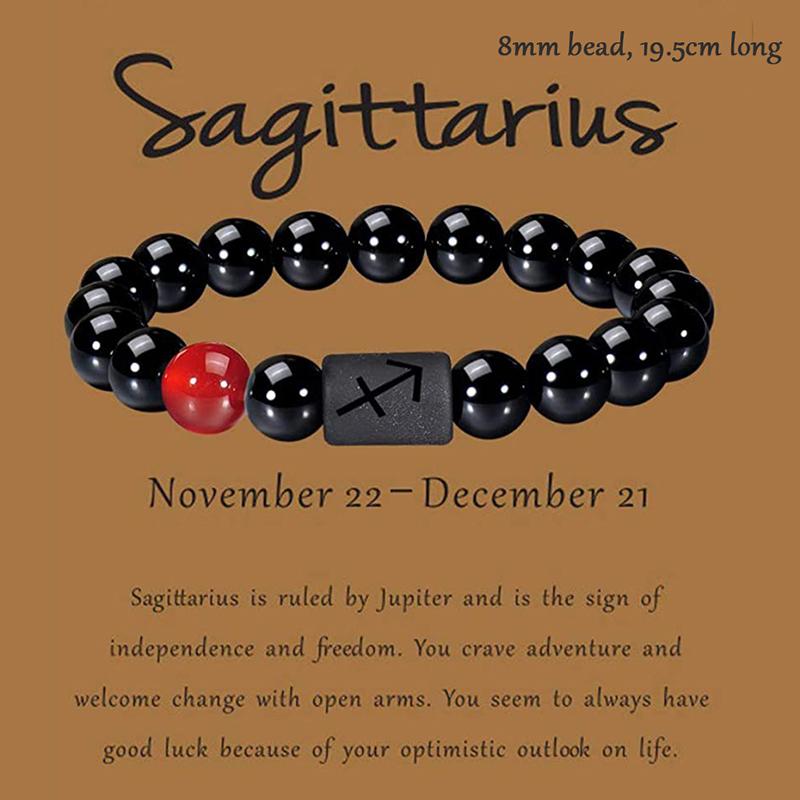 12 браслетов созвездий Homme, браслеты со знаками зодиака, креативный эластичный браслет из бисера для женщин и мужчин, ювелирные изделия для пар, подарки
