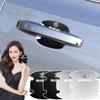 4P/Set Car Door Handle Anti-scratch Sticker Carbon Fibre For Jimny GW250 Samurai Vitara Swift Baleno SX4 Ignis Alto Splash Swace