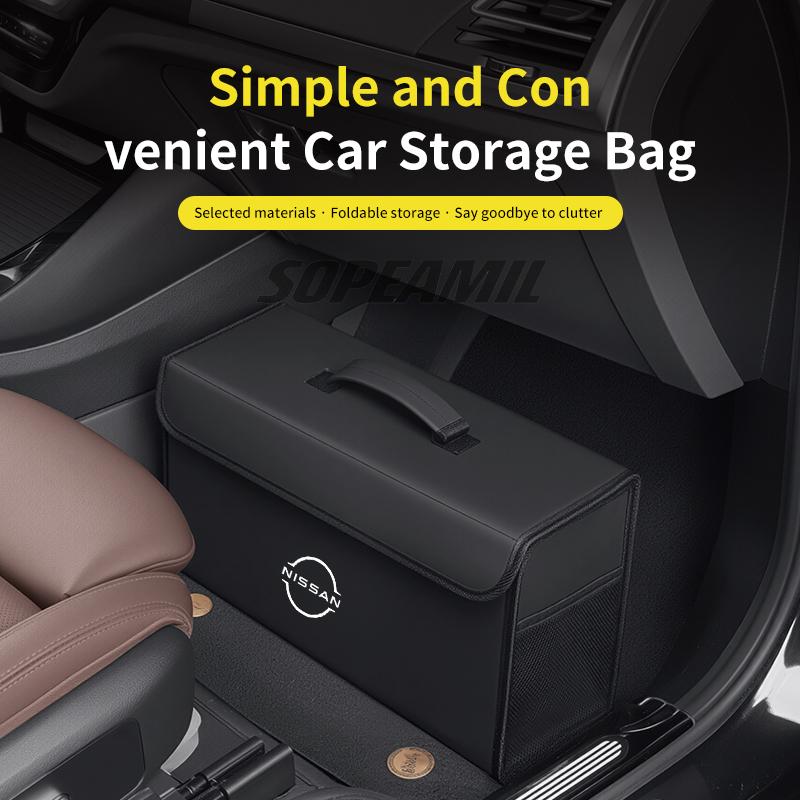 jgtuh1 Car Trunk Organizing And Storage Box For Nissan Qashqai Juke X-Trail Patrol Note Leaf Altima Maxima Micra Murano Rogue Pulsar