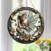 Fairy Elf Windows Hangings Suncatcher Acrylic Stained Suncatchers Ornament Stained Panel Sun Catcher Decoration CDN