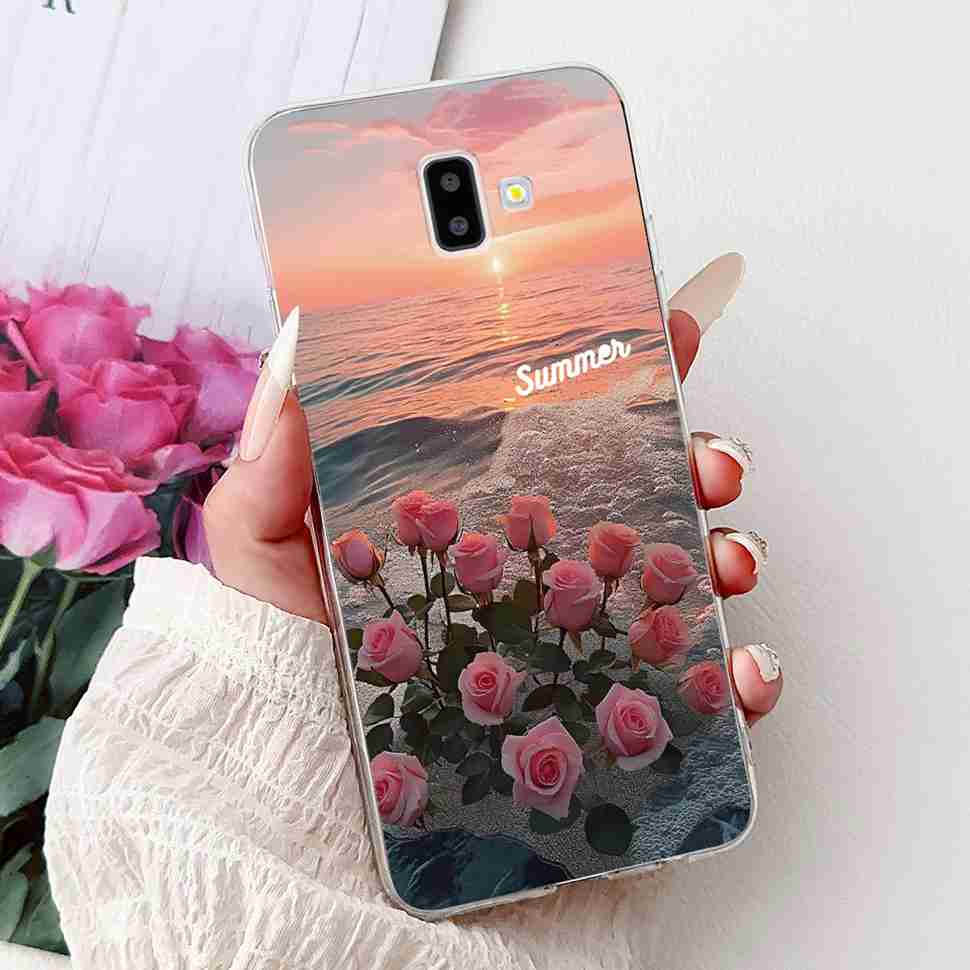 Чехол для Samsung Galaxy J6 Plus J610F J610G Популярный Расписной Чехол для Телефона Мягкие Силиконовые Чехлы Для Samsung J6 Plus GalaxyJ6+ Coque