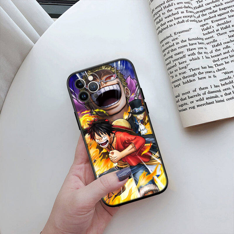 MH13 Anime One Piece Phone Shell for Samsung S20 S21 S22 S23 S24 FE Ultra Plus Lite S21S A55 A07 A17 F06 F16 M06 M16 M56 A36 A37 A57
