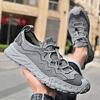 Men's Shoes Summer Breathable Thin Mesh Hollow Mesh Sports Leisure Running Mountaineering Wading Stream Light Mesh Shoes