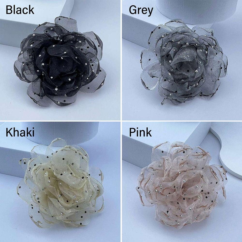 Костюм свитер пальто большой цветок брошь ювелирные изделия значок аксессуары тканевые художественные булавки на лацкан новый корсаж