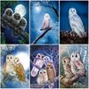 DIY 5D Eagle Diamond Painting Full Square Round Drill Animal Owl Diamond Embroidery Mosaic Cross Stitch Resin Home Decor Gift